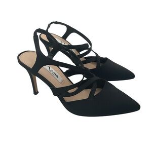 Nina NEW YORK  Black Strappy Women's Shoes Size 7 ero 37‎